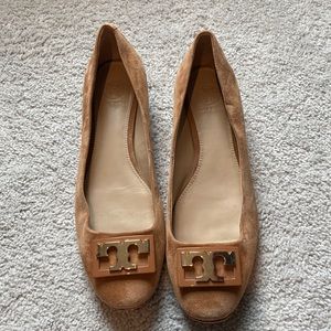 Tory Burch tan mini heel